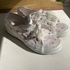 Loveshackfancy x superga low top sneakers